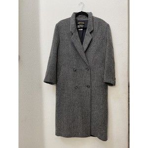 BEBE DORE - Full length Women's Double Breasted - Peruvian Wool - Coat Size 36.